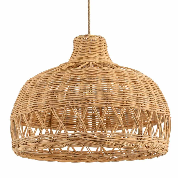 Woven Rattan Pendant Light