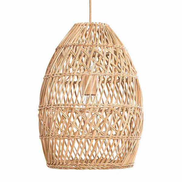 Callie Rattan Pendant Light