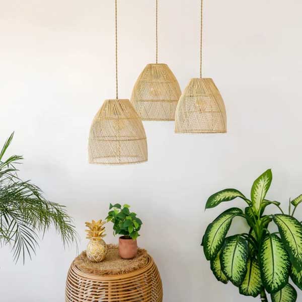 Rattan Lamp Shade Pendant Lights