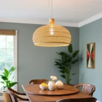 Rattan Pendant Lights for Dining Rooms