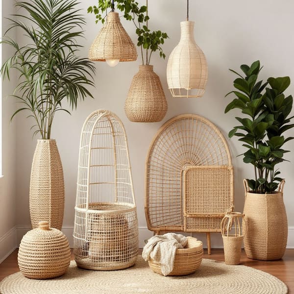 The Different Types of Rattan Used for Pendant Lights