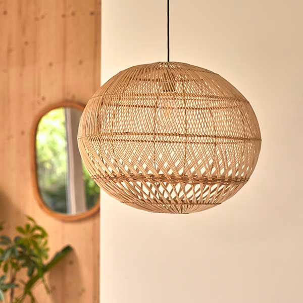 Zao Rattan Pendant Light