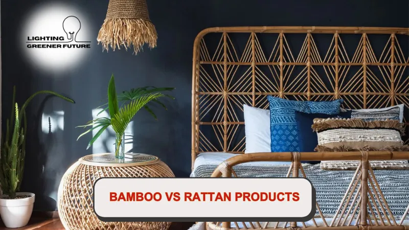 bamboo vs rattan products