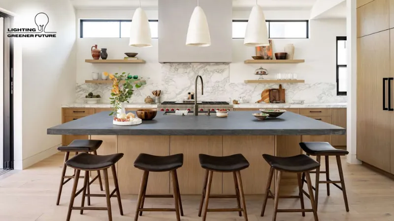 should you choose 2 or 3 pendant lights over the kitchen island