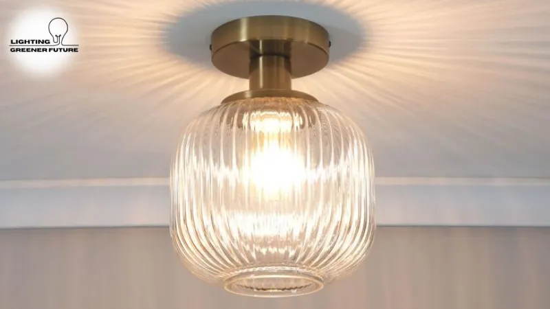 what are modern glass flush mount ceiling lights