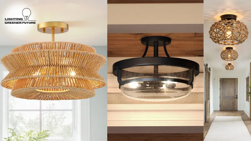 coastal flush mount lighting