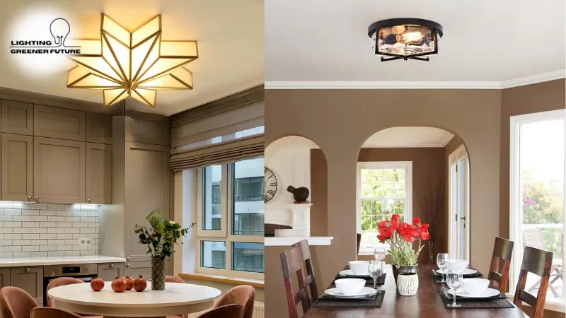 flush mount dining room light