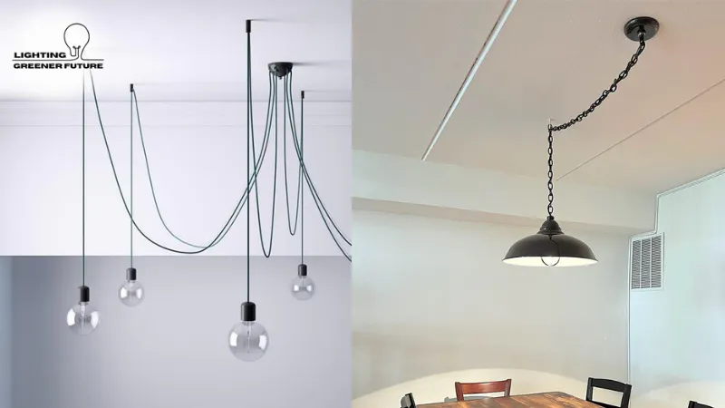 how to hang pendant light with cord gathering tools and materials