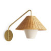 alagoas rattan wall lighting sconce