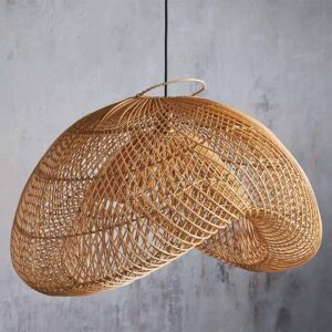 hanauma rattan natural chandelier for bedroom