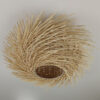 harbour handwoven rattan flush mount