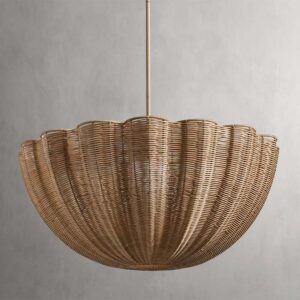 ilha grande pendant rattan light for family room