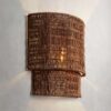 isla margarita rattan wall sconce