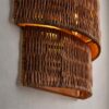 isla margarita rattan wall sconce lighting