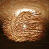 modern harbour handwoven rattan flush mount