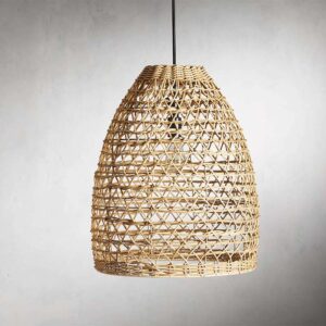 piura outdoor rattan natural pendant lamp