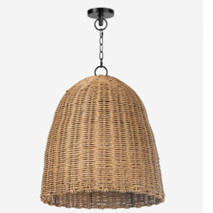 spiaggia del principe coastal beehive rattan outdoor light