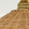 varigotti rattan woven flush mount modern